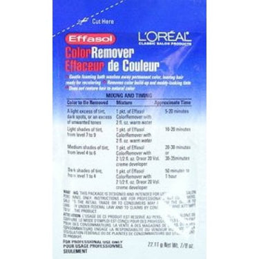 L’Oréal Effasol Color Remover 1.7 Oz - ANNS BEAUTY SUPPLY